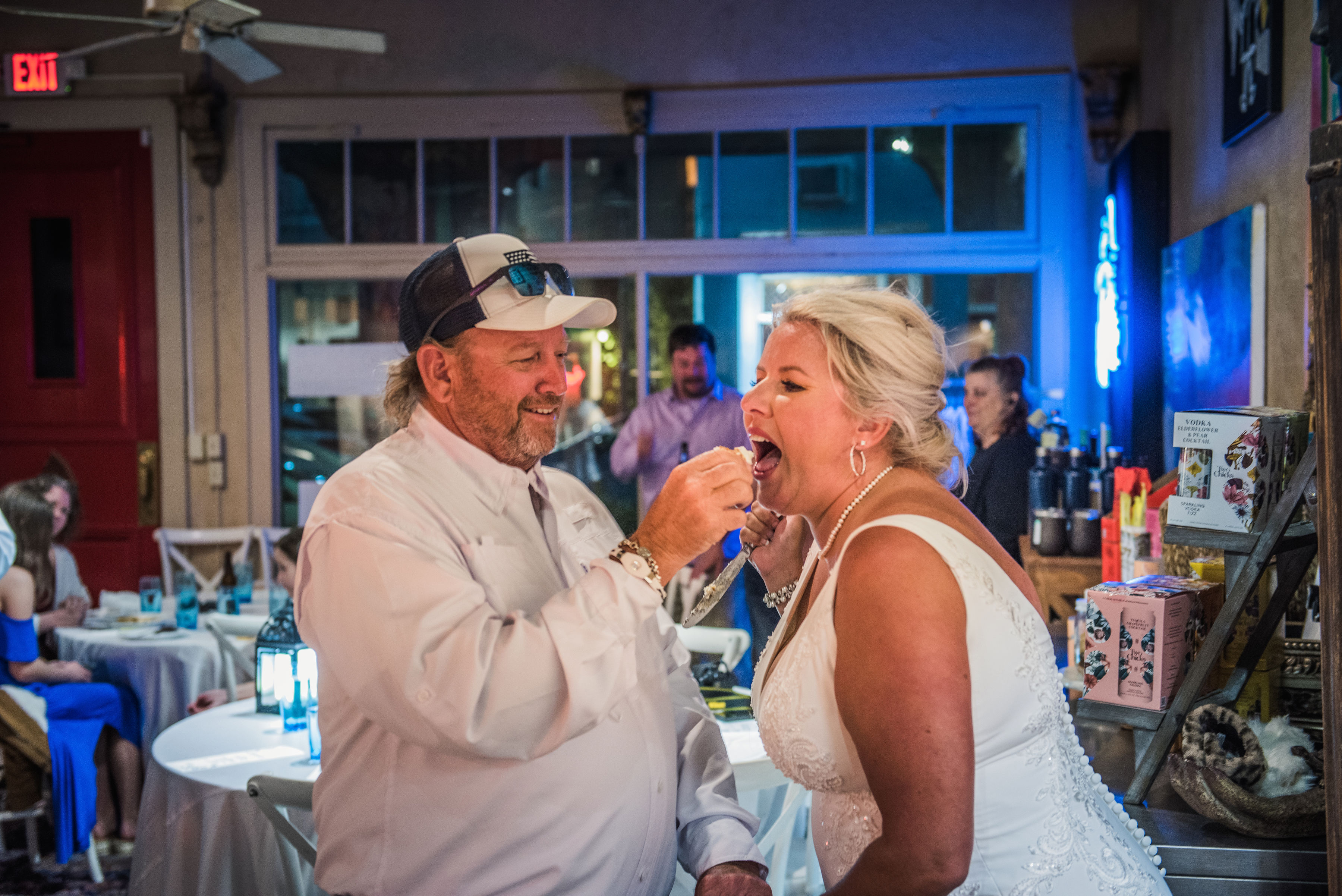 Marcus and Sarah — candid moment